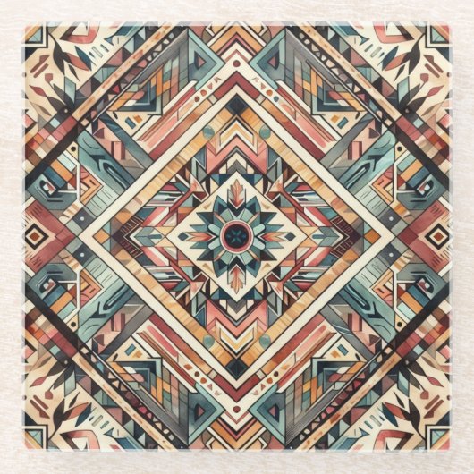 wijsheidzoeker glazen onderzetter (Voorkant)