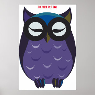 Wijsoude Poster van de Uil