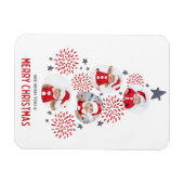 #WijWensenJeEenPrettigKerstfeestFlexibeleFotoMagne Magneet (Horizontaal)