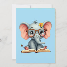 Wijze Baby Olifant Kaart