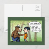 Wijze Beer Koos Eén Briefkaart (Voorkant / Achterkant)