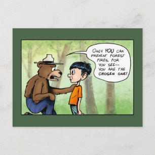 Wijze Beer Koos Eén Briefkaart