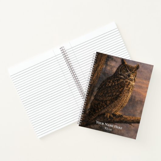 Wijze Bosuil – Groot Notitieboek (Binnen)