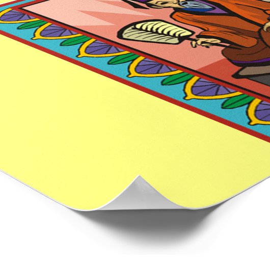 wijze chinese spreekster poster (Hoek)