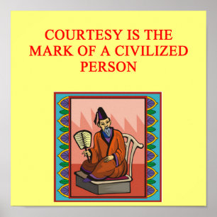 wijze chinese spreekster poster