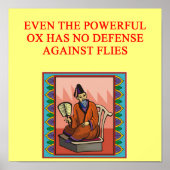 wijze chinese spreekster poster (Voorkant)