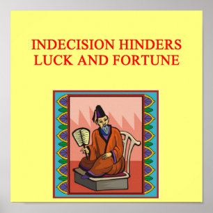 wijze chinese spreekster poster