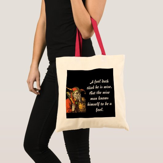 Wijze Dwaas Tote Bag (Voorkant (product))