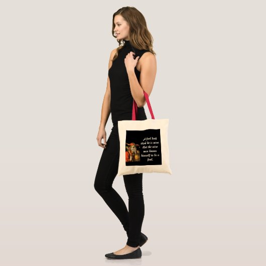 Wijze Dwaas Tote Bag (Voorkant (model))