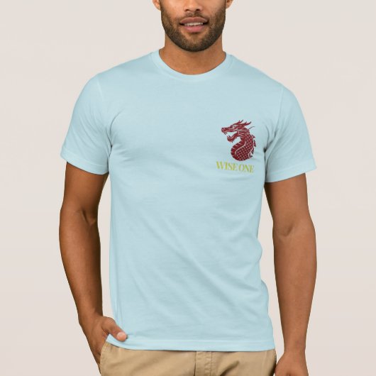 Wijze Eén Draak T-Shirt (Voorkant)