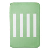 Wijze en witte strepen in het midden. badmat (Voorkant Verticaal)