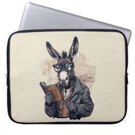 Wijze Ezel — Laptophoes Laptop Sleeve