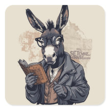  Wijze Ezel — Sticker