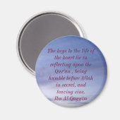 Wijze Islamitische Quote Magnet (Voorkant / Achterkant)