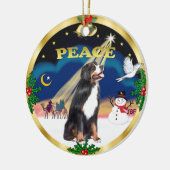 Wijze Mannen - Berner Sennenhond Keramisch Ornament (Links)