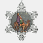 Wijze Mannen, Camel  Art Snowflake Ornament (Voorkant)