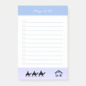 Wijze Mannen en Bethlehem te doen Post-it® Notes (Voorkant)
