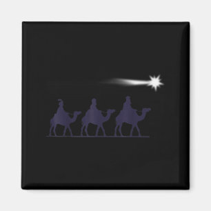Wijze Mannen Kerstmis Kerst Christelijk Cadeau Vro Magneet