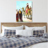 Wijze mannen van het Oosten of Drie Koningen Canvas Afdruk (Insitu (Slaapkamer))
