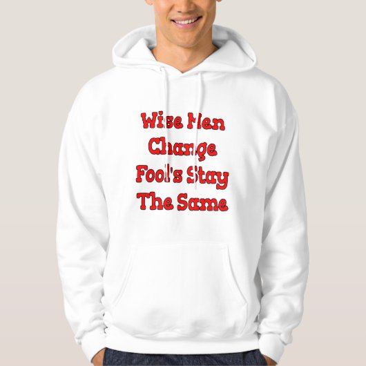 Wijze Mannen Waarde T-Shirt (Voorkant)