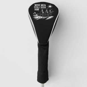 Wijze mannen zoeken Hem nog steeds Kerstmis christ Golfheadcover