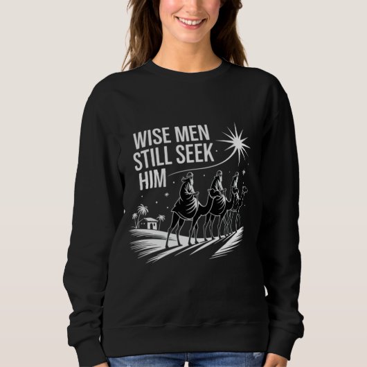 Wijze mannen zoeken Hem nog steeds Kerstmis christ Trui (Voorkant)