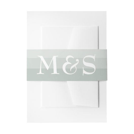 Wijze Moderne Chique Bruiloft Uitnodigingen Wikkel (Voorkant Voorbeeld)