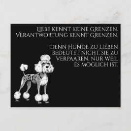 Wijze moderne Dog Briefkaart
