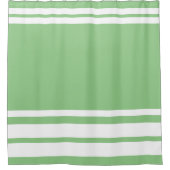 Wijze: Moderne Lijnen en Cirkel in wit Douchegordijn (Voorkant)