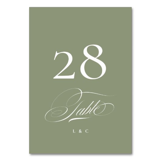 Wijze op Witte Elegante Kalligrafie Bruiloft Kaart (Achterkant)