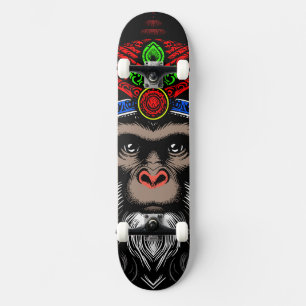 Wijze Oude Aap Persoonlijk Skateboard