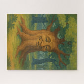 Wijze Oude Boom Legpuzzel (Horizontaal)