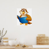 Wijze Oude Uil Poster (Keuken)