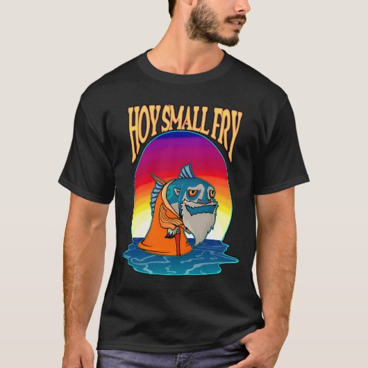 Wijze Oude Vis T-shirt (Voorkant)