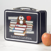 Wijze Oude Vogel Metalen Lunchbox (In situ)