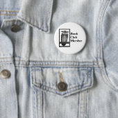 Wijze pagina's: Book Club-lid Ronde Button 5,7 Cm (In situ)