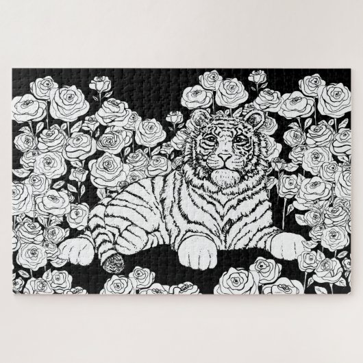 Wijze Tijger Legpuzzel (Horizontaal)