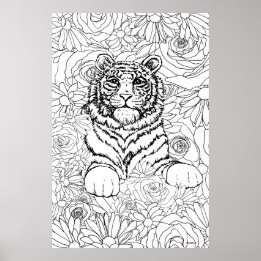 Wijze Tijger Poster