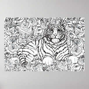 Wijze Tijger Poster