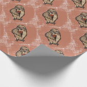 Wijze Uil Cadeaupapier (Hoek)