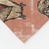 Wijze Uil Fleece Deken (Hoek)