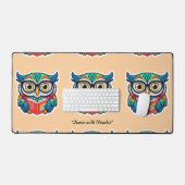 "Wijze uil leest" Bureaumat (Keyboard & Muis)