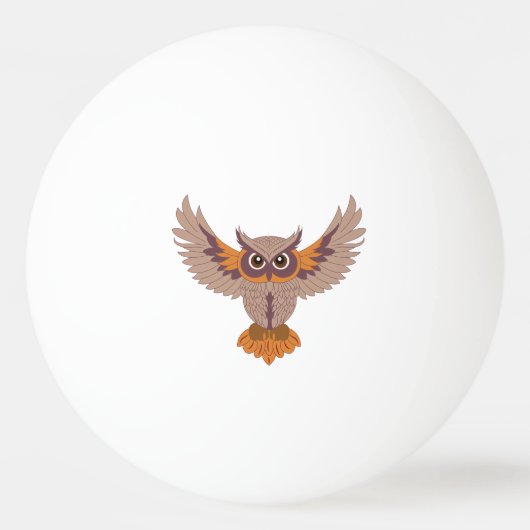 Wijze Uil Pingpongbal (Voorkant)
