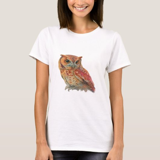 Wijze Uil T-shirt (Voorkant)
