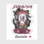 ⚔️ Wijze van de Padden Sticker – Epische Anime (Vel)