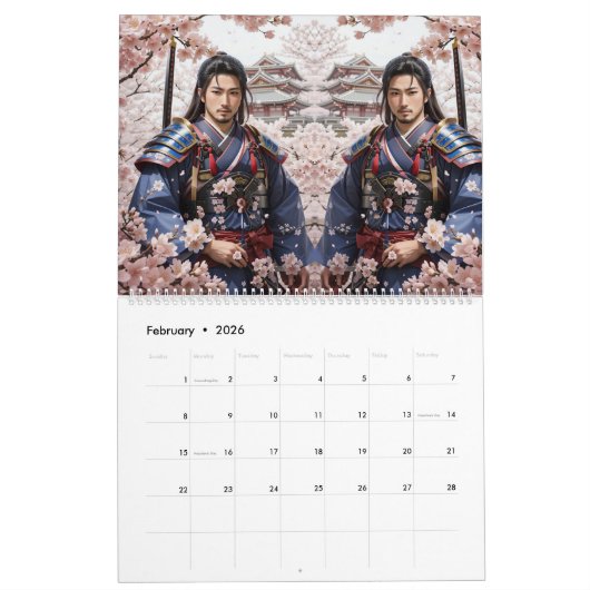 Wijze van de Samurai Kalender (Feb 2026)