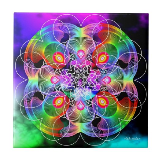 Wijze van het hart tegeltje (Voorkant)