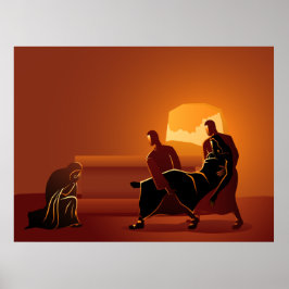 Wijze van het Poster van het 14de station van het 