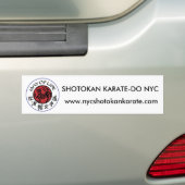 wijze van leven Shotokan Bumpersticker (Op auto)