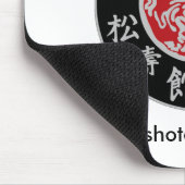 wijze van leven Shotokan Dark Logo Mousepad Muismat (Hoek)